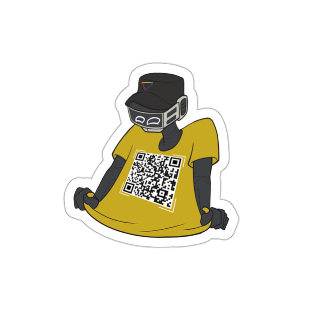QR L0Fi Sticker