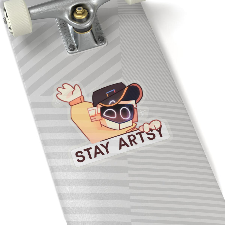 Stay Artsy, Robot - Kiss-Cut Stickers