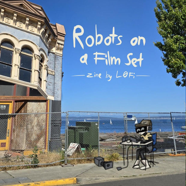 Robots On A Film Set - Digital Zine