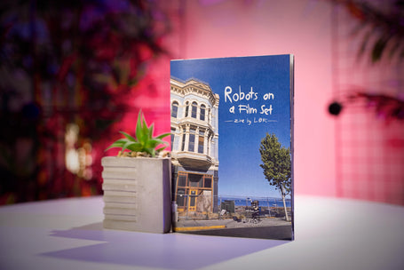 Robots On A Film Set - Physical Zine
