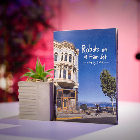 Robots On A Film Set - Physical Zine