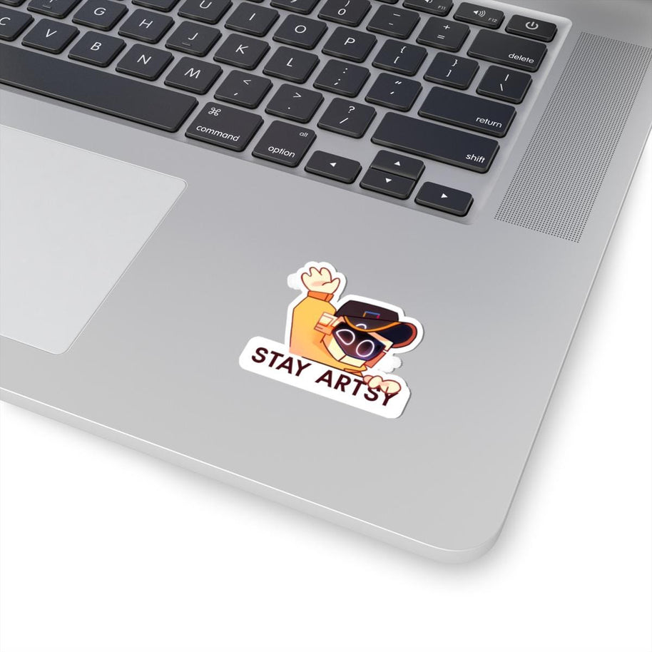 Stay Artsy, Robot - Kiss-Cut Stickers