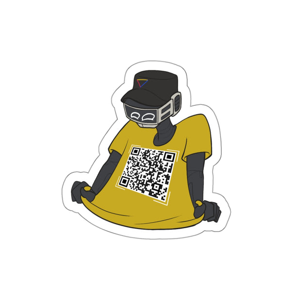 QR L0Fi Sticker