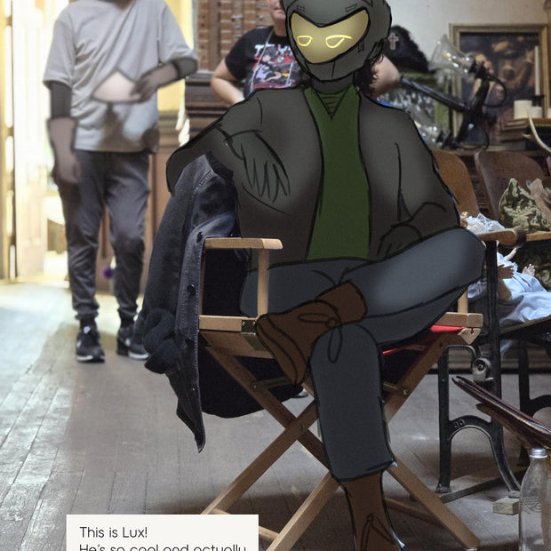 Robots On A Film Set - Digital Zine