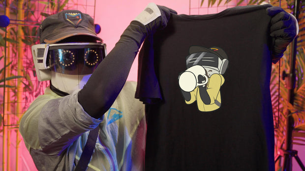 Robot Drinks Coffee - Sci-Fi, Unisex Softstyle T-Shirt